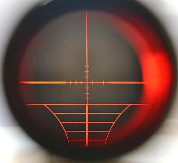 What is an illuminated reticle