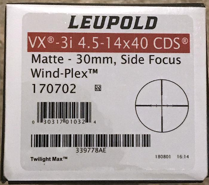 Leupold VX-3i 4.5-14x40 Scope